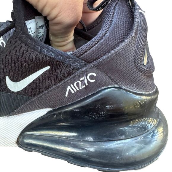 Nike Air Max 270 Women's Shoes in Black & White Size US 3.5Y - Picture 10 of 14